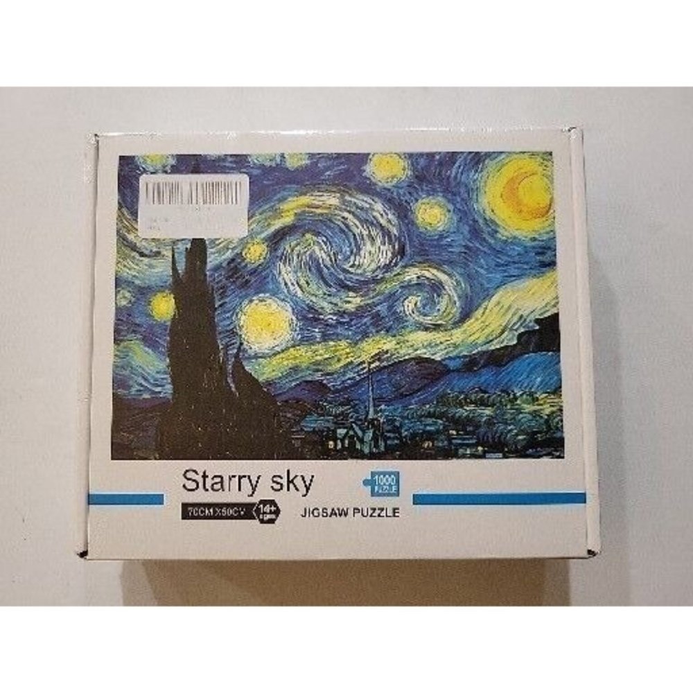 Vincent Van Gogh High Paint Starry Sky Jigsaw Puzzle - 1000 Pieces 70cmx50cm NEW